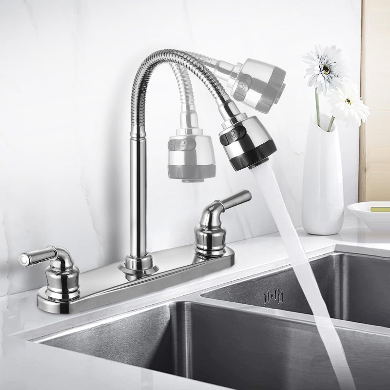 JAKARDA RV Kitchen Faucet Non-Metallic, Flexible Spout for Campers, Motorhomes, Travel Trailers - Image 3